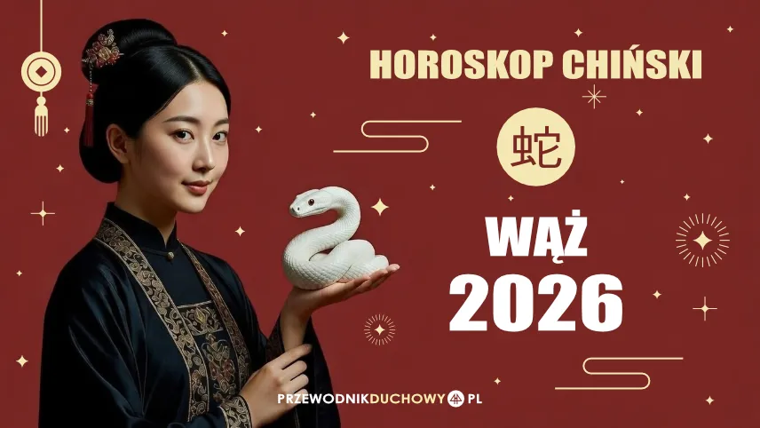 Wąż 2026 - miłość, pieniądze, praca, zdrowie, rodzina Horoskop chiński 2026 Wąż